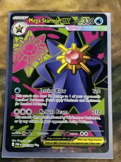 Mega Starmie ex 102/088 (Ultra Rare; NM) – Me03: Perfect Order – Pokemon TCG - Image 1