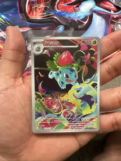 Ivysaur Illustration Rare 134/132 Near Mint Mega Evolution Pokemon TCG English - Image 1