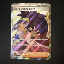 Pokemon TCG Iris's Fighting Spirit 180/159 Full Art Journey Together - Image 1