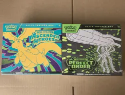 Pokemon TCG Ascended Heroes ETB and Perfect Order ETB Sealed - Image 1