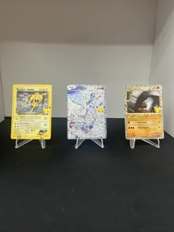 Pokemon 25th Celebrations Lot of 3 Rockets Zapdos Reshiram Donphan - Image 1
