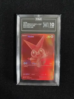 Victini 171/086 BWR Pokemon Black Bolt TAG 10 - Image 1