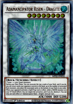 Adamancipator Risen - Dragite - MP21-EN232 - NM - Ultra Rare - 1st ed - Yugioh - Image 1