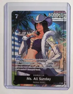 One Piece The Azure Sea's Seven #OP14-084 Ms. All Sunday (Alternate Art) - Image 1