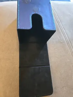 BCW Red Deck Case LX Gaming Card Leatherette Magic the Gathering MTG Storage Box - Image 4