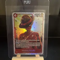 Monkey.D.Luffy OP12-015 SR ONE PIECE Tcg Card Game NM Red - Image 1