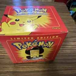 Pokemon Limited Edition 23K Gold-Plated Pikachu Trading Card red box - Image 1