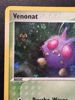 Venonat 84/112 EX FireRed & LeafGreen Pokemon Card Reverse Holo Foil Rare LP - Image 3