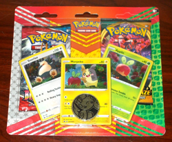 Pokemon TCG: Snorlax, Morpeko & Applin Cards with 2 Booster Packs & Coin new 820650809842 - Image 1