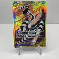 Mr. 2 Bon Clay EB01-061 SEC One Piece Card Game Secret Rare Holo NM - Image 3