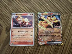 Pokemon 151 GoodDay Stamped Arcanine Charizard Promo Cards - Image 1