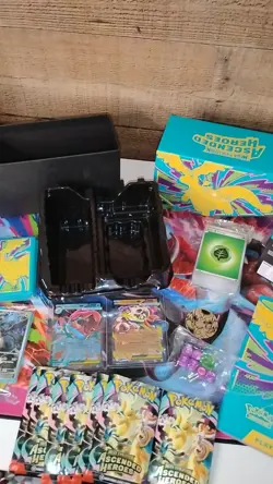 Pokemon Ascended Heroes Elite Trainer Box (ETB) OPENED WITH BUNDLED CARDS - Image 1