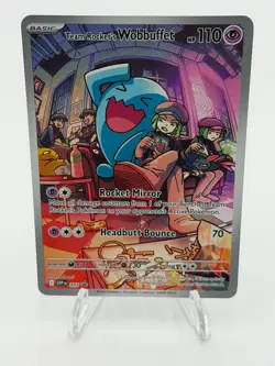 Team Rocket’s Wobbuffet SVP 203 Promo SV: Scarlet & Violet Promo Cards NM - Image 1