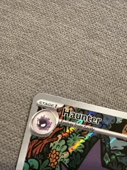 Pokemon TCG Haunter 027 Promo Card Mega Evolutions NM BATTLE DECK EXCLUSIVE - Image 2