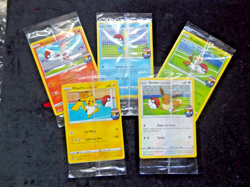 Pokemon Futsal On The Ball Football set, 5 Promo cards all Sealed B - Image 1