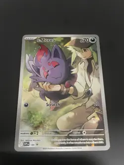 Pokemon TCG Journey Together N's Zorua #189 Holo Promo Card - Image 3