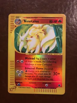 Ninetales 21/165 Expedition Reverse Holo Rare NM Pokemon Card - Image 1