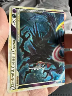 Darkrai & Cresselia Legend 99/102 (Top) NM HGSS Triumphant Holo RarePokemon Card - Image 1