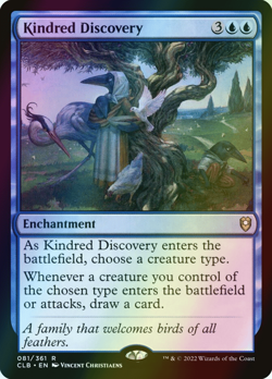 MTG Kindred Discovery Foil ** Battle for Baldur's Gate ** English - Image 1