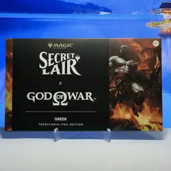 Secret Lair FOIL God of War Greek MtG New Factory Sealed 2025 Magic PS5 Kratos - Image 1