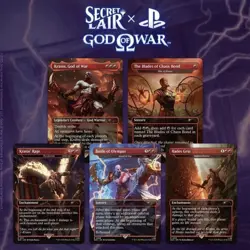 Secret Lair FOIL God of War Greek MtG New Factory Sealed 2025 Magic PS5 Kratos - Image 3
