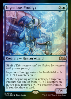 MTG Ingenious Prodigy Foil ** Wilds of Eldraine ** English - Image 1