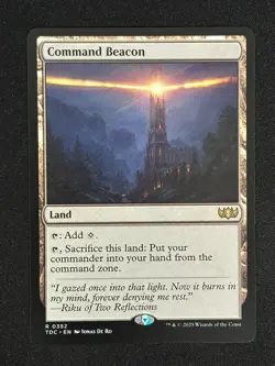 1x MTG Command Beacon - Commander: Tarkir: Dragonstorm (TDC) #352 - Magic - Image 1