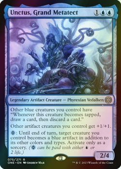 MTG Unctus, Grand Metatect Foil ** Phyrexia: All Will Be One ** English - Image 1