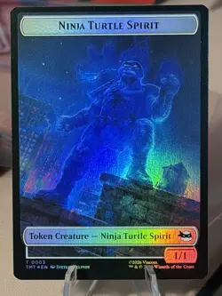 Food / Ninja Turtle Spirit (Foil) Token Teenage Mutant Ninja Turtles - MTG TMNT - Image 1