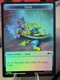 Food / Ninja Turtle Spirit (Foil) Token Teenage Mutant Ninja Turtles - MTG TMNT - Image 2