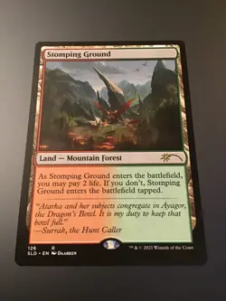 MTG Secret Lair #126 Stomping Ground (Mountain/Forest) NM - Image 1