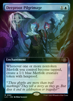 MTG Deeproot Pilgrimage Extended Art Foil ** The Lost Caverns of Ixalan ** En - Image 1