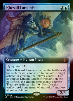 MTG Kitesail Larcenist Extended Art Foil ** The Lost Caverns of Ixalan ** En - Image 1