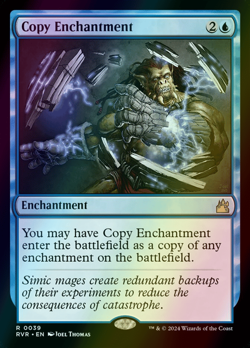 MTG Copy Enchantment Foil ** Ravnica Remastered ** English - Image 1