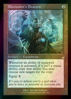 MTG Illusionist's Bracers Foil ** Ravnica Remastered ** English - Image 1