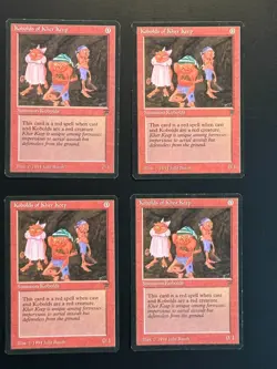 MTG - Kobolds of Kher Keep - Legends - Play Set of 4 - LP (Magic: The Gathering) - Image 1