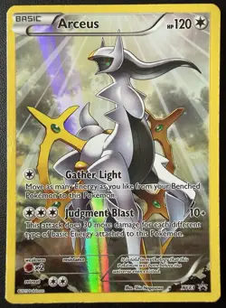 Pokemon TCG Arceus XY83 Holo Black Star Promo Full Art - Image 1