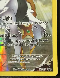 Pokemon TCG Arceus XY83 Holo Black Star Promo Full Art - Image 4