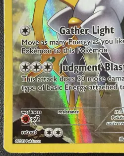 Pokemon TCG Arceus XY83 Holo Black Star Promo Full Art - Image 5