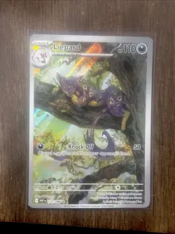 2025 Pokemon SV White Flare WHT EN Liepard Illustration Rare #137/086 - Image 1