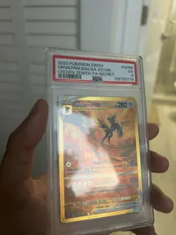 2023 Pokemon TCG Origin Forme Dialga VSTAR Crown Zenith GG68/GG70 PSA 5 - Image 3