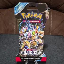 Pokemon Scarlet & Violet Stellar Crown Booster Pack 10 Cards English - Image 1