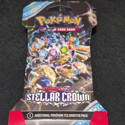 Pokemon Scarlet & Violet Stellar Crown Booster Pack 10 Cards English - Image 5