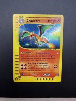 CHARIZARD 6/165 EXPEDITION HOLO RARE E-Series / E-Reader Pokemon TCG card MP - Image 3