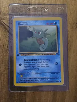 1st Edition Horsea - NM/Exc - 49/62 Fossil Set - 1999 Pokemon TCG WOTC *READ* - Image 1
