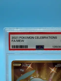 Mew 025/025 Secret Rare PSA 9 Pokemon TCG Celebrations - Image 3