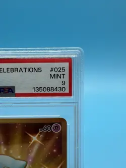 Mew 025/025 Secret Rare PSA 9 Pokemon TCG Celebrations - Image 4
