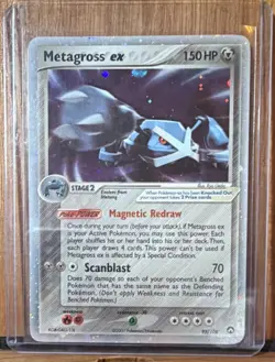 Pokemon Metagross EX Ultra Rare Holo Power Keepers 95/108 150 HP Card - Image 1
