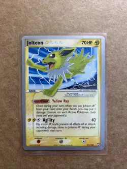 Pokemon TCG Jolteon Gold Star 101/108 World Championships 2008 - Image 1