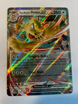 Pokemon Team Rocket's Persian ex 218 Sv: Scarlet & Violet Promo Cards Holo NM - Image 1
